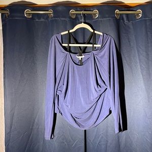 Off the shoulder long sleeve top